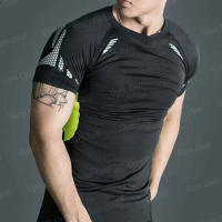 Camiseta De Compresión Para Hombres MMA Rashguard Boxeo Camiseta Corta De Entrenamiento En El Gimnasio Fitness Deportes Jiu Jitsu - details 11