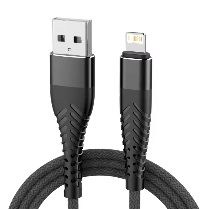 Cable USB De Carga Rápida Para iPhone 14 13 12 11 pro Max X XR 6 7 8 plus SE Apple iPad Compatible Con Nephy 3A Corriente Malla 3m - 1