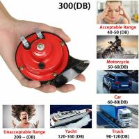Bocina Eléctrica De Caracol Automóvil 12V 300 DB Para Camiones Accesorios De Coche Estilo Durabilidad Alta Potencia - details 6