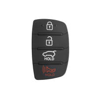 1-5Pcs Reemplazo De Caucho Silicone Para Llave De Coche 4 Botones Para Hyundai Tucson Santa Fe / Ix45 Sonata I40 Carcasa De Llave De Reparación - details 3