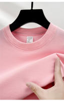 Camiseta De Algodón 100% Para Hombre Manga Corta Cuello Redondo Casual De Verano Tallas Grandes Color Sólido Transpirable Top Para Mujer - details 17