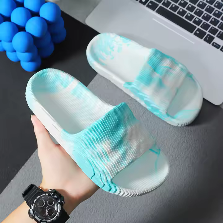 Sandalias De Verano Para Parejas Antideslizantes Para Exteriores Y Interiores Con Suela Suave Pantuflas De Baño Para Hombres Y Mujeres Moda Y Comodidad - 1