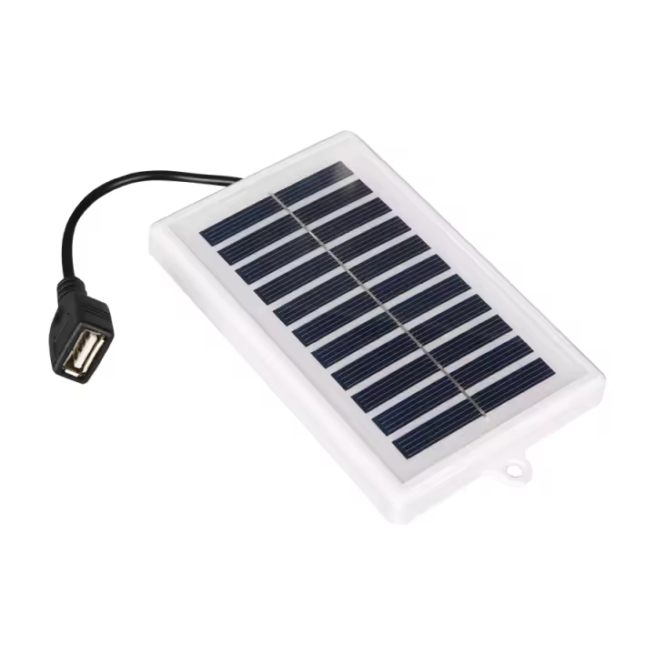 Cargador Solar Portátil 1PC Con Salida USB Para Uso Exterior Viajes Y Camping Carga paraLinterna Y Ventilador - 1