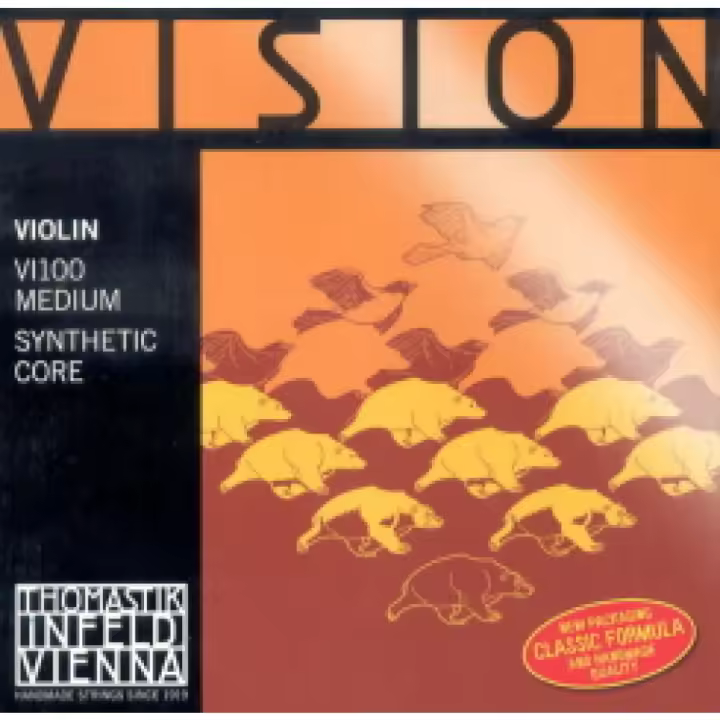 CUERDAS VIOLIN-Thomastik (Vision/VI100) (Juego Completo) Medium Violin 1/4 - 1