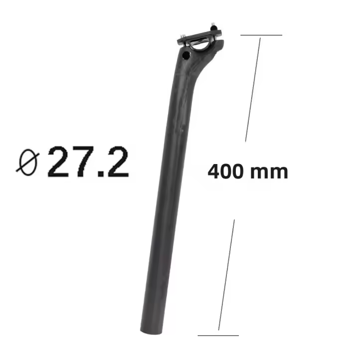 Poste De Silla De Bicicleta Carbono UD Bare 20mm Offset Para MTB/Road 27.2/30.9/31.6mm Elitaone - 1