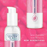 Lubricante Base Agua Sabor Fresa Waterfeel - details 2