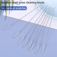 Limpieza De Botellas Y Tubos Con Cepillo De Acero Inoxidable Set De 10 Pinceles Suaves Para Vajilla Y Vidrio Herramienta De Cocina Ecológica Y Duradera - details 1