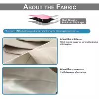 Cortinas De Blackout Tejidas 100% Gruesas Para Invierno Con Anillas Listas Para Instalar Para Sala De Estar Dormitorio Decoración Y Aislamiento De Luz - details 3