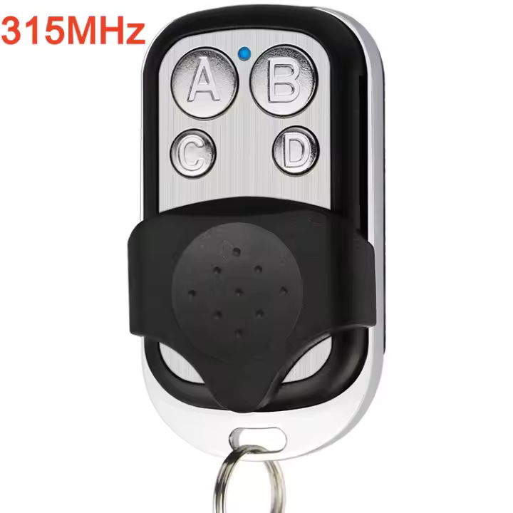 Control Remoto De Puerta De Garaje Universal Metálico 433MHz 315MHz Copia De Cuatro Claves Duplicador De Control Remoto Para Puerta - 1