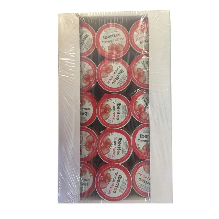 Iberitos. Pack 2 Bandejas de Tomate Natural Rallado. 90 monodosis de 22 Gramos - 1