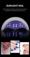 Luz UV Para Uñas LINMANDA 88W Con 18 LED Y 3 Configuraciones De Tiempo Para Manicura Profesional Uso Doméstico Y Viaje - details 7