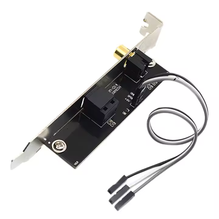 Tarjeta hija SPDIF de 24 bits y 192Khz, placa de salida óptica y RCA, soporte de Cable, salida de Audio Digital para ASUS Gigabyte - 1