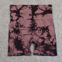 Shorts De Yoga Para Mujer High Waisted Tie Dye Sin Costuras Para Ciclismo Running Gimnasio Fitness Talla S M L XL Deporte Y Fitness - details 25