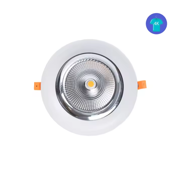 Barcelona LED Downlight LED especial para cosmética, moda y retail - 44W - Driver Philips - Corte Ø210 mm - 1