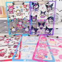 Pad De Escritura Sanrio Hello Kitty Cinnamoroll Kuromi My Melody A4 Con Clip De Colores Impresión De Prueba Accesorio Para Cosplay - details 2