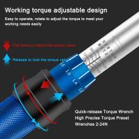 Llave De Torque Rápida De Alta Precisión Para Reparación Herramienta De Ajuste De Torque 2-24N.m Con Ratchete De 1/4 Pulgada - details 2