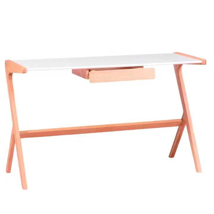 Nest Dream - Mesa de escritorio minimalista con cajón central - Seattle - 1
