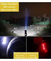 Linterna Táctica Multifuncional USB Recargable Solar Para Supervivencia Al Aire Libre Con 10 Funciones Rompe Vidrio De Emergencia Torcha Para Camping Y Coche - details 5