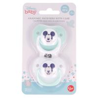 Set 2 Chupetes Mickey Tetina Anatómica de Silicona , para +6 Meses, Libre BPA, Con Funda Cool Like, Color Verde Agua y Blanco, FABRICADO EN ESPAÑA, Stor - Kiglam - details 0