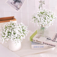 Flores Artificiales De BabyBreath Blancas Plantas Falsas Gypsophila Para Arreglo De Boda Decoración De Habitaciones Y Casas - details 3