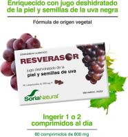 Soria Natural Resverasor 60 Cápsulas - Complemento Vegetal Antioxidante - details 3