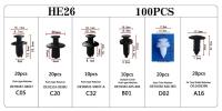 100pcs Herramientas De Desmontaje Para Coche Clips Plásticos Mixtos Retenciónde Puertas Y Remoción De Productos Herramientas De Fijación Automotriz - details 4