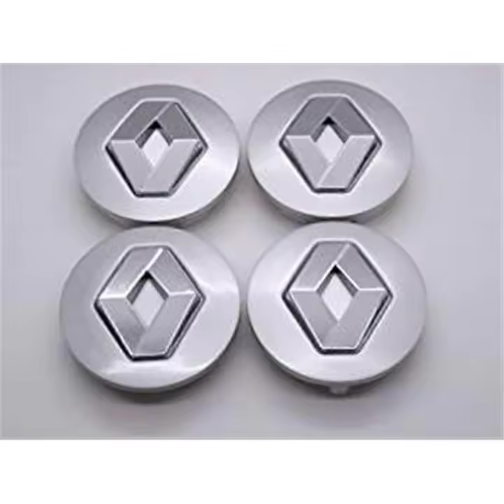 Juego de 4 tapas para llanta de aluminio 8200043899 Renault 60 mm - Badge Emblem Logo Mrane Espace - Laguna - Scenic - Clio - 1