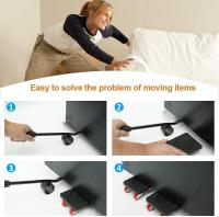 Muebles, 5PCS Elevador Muebles Servicio Pesado Juego Herramientas para Mudarse Deslizadores con 4 Rueda Doble Rodamiento Rotación 360 Grados Mueble Dolly Capacidad 400 KG - details 3