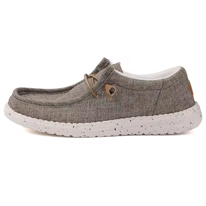 Mocasines sin cordones para mujer Zapatos casuales - Zapatos náuticos para hombre Zapatos de lona ligeros con suela suave y cómodos para caminar - 1