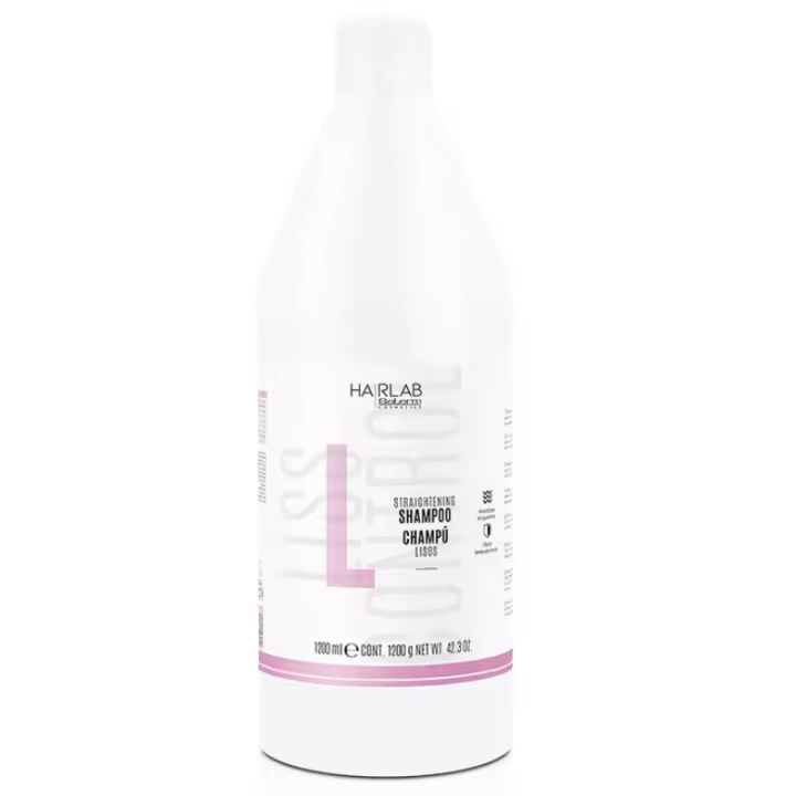 Champú Salerm Lisos con Queratina Hidrolizada para Controlar el Frizz y Disciplinar Cabello Rebelde, Suavidad y Liso Duradero - 1