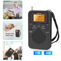 Reproductor De Radio FM/AM Portátil W-206 Con Batería De 2 AA Altavoz Estéreo Auriculares LCD Alarma Digital Indicador De Sueno De Manana - details 8