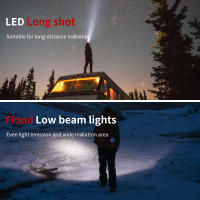 BORUiT Mini Linterna De Corbata LED Con Luz Roja Y Pilas AAA Cuatro Modos Impermeable Para Camping Búsqueda Flashlight - details 3