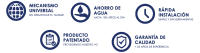 Hidrotecnoagua - Mecanismo de Descarga Universal Para WC de Tanque Bajo T-281 NS 50773 / T-280 NS 50771 - details 0