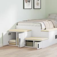 Armario de Almacenamiento vidaXL Blanco 127x41x40 cm Madera Ingenierizada - details 2