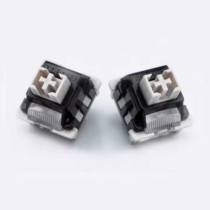 Interruptores Lineales LEOBOG Graywood V4 Para Teclado Mecánico De Juego POM Pre Lubed 2 Stage Spring modulo Nuevo Color Gris Madera - 1