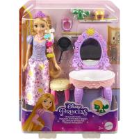 Mattel Disney Princesa , muñeca Rapunzel con ropa y tocador con 10 accesorios y su mascota Pascal  +3 años Mattel HLX28 - details 0