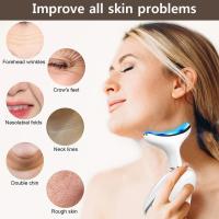 Instrumento de belleza para el cuello para eliminar las líneas del cuello y los pliegues nasolabiales, instrumento de belleza, instrumento de introducción reafirmante y lifting de luz facial, microcorriente EMS blanca - details 2