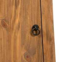 vidaXL Mueble de pared para baño madera maciza de pino 42x23x70 cm - details 4