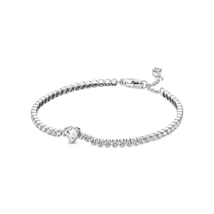 Pandora Pulsera en plata de ley Corazón Brillante 590041C01 , para Mujer - 1