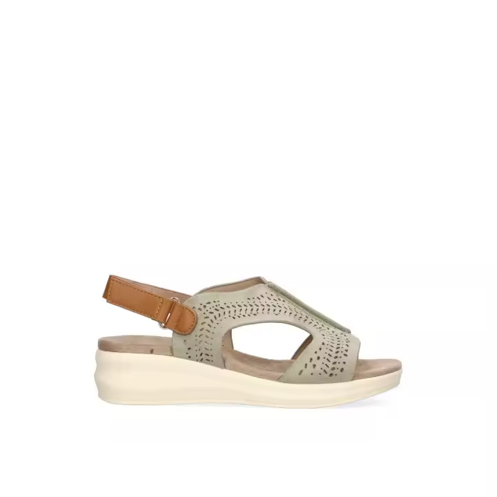SANDALIA CALADA CONFORT ARMONY GIUNCO 41005 MUJER, KAKHI - 1