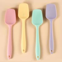 Cuchara De Silicona Para Hornear Espátula De Cocina Antideslizante Para Mantequilla Pasteles Batidos Salsas Herramientas De Cocinar - details 0