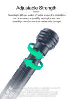 RELIFE RL-066 RL-066A Pluma De Explosión Para Reparación De Móvil Herramienta De Desmontaje De Cubierta De Vidrio Trasero Ajustable - details 1