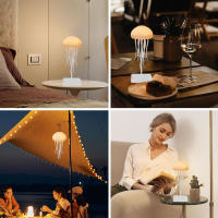 Luz De Ambiente En Forma De Medusa Con Luz Cálida Y Gradiente De Colores Dos Modos 9 Tentáculos Que Se Rotan Automáticamente Luz De Decoración Original - details 5