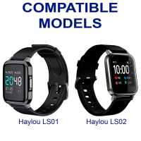 Ociodual Cable de Carga USB 2.0 Compatible con Xiaomi Haylou LS01/LS02 Magnético Negro Recambio Smartwatch Reloj Inteligente - details 6