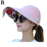 Sombrero De Sol Para Mujer Estilo Coreano Plegable Y Versátil De Verano Protección Solar Amplio Y Casual Para Vacaciones Y Deporte Al Aire Libre - details 15