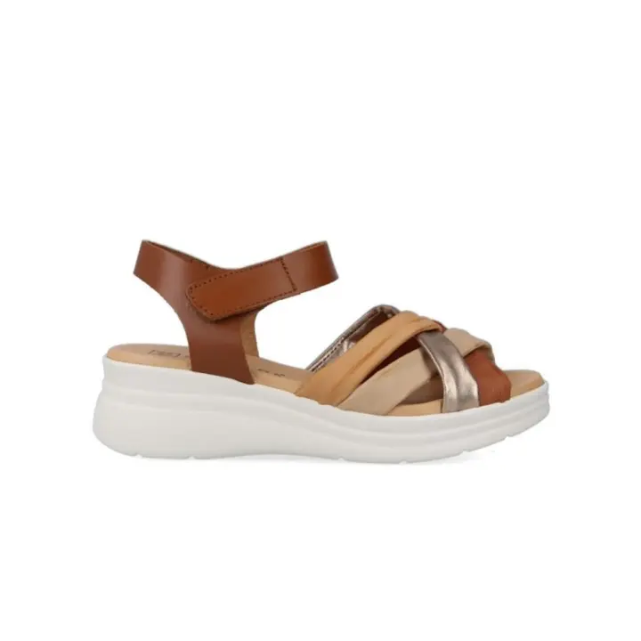 Sandalias Planas Pitillos 10610 Mujer Natural - 1