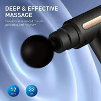 Masajeador De Músculo Y2K Fascial Gun Profundo Masaje Percusión Mano Portátil Para Cuerpo Espalda Y Cuello Pierna ABS Material - details 2