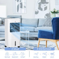 Aire acondicionado portátil 3 en 1 con humidificador, refrigeración por Agua, 15 litros, ossilación de 60 °, temporizador de 7,5 horas, Mando Distancia, Pantalla LED, 20 m², Blanco, 37x32x78 cm. - details 5