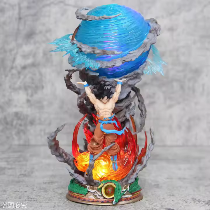 Figura De Acción Anime Dragon Ball 23cm Goku Super Bomba Espiritu Modelo PVC Colección Juguete Regalo Para Adolescentes Y Adultos - 1