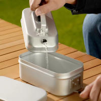 Cacerola De Agua Para Camping 300ml Juguete De Camping Utensilios De Cocina Para Exteriores Senderismo Escalada Equipamiento De Acampar Aluminio No Plegable - details 5